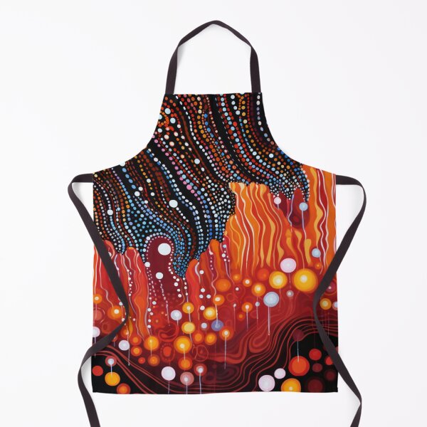 Item preview, Aboriginal Inspired Dot Art - With Lava and Magma designed and sold by GrinGalore.