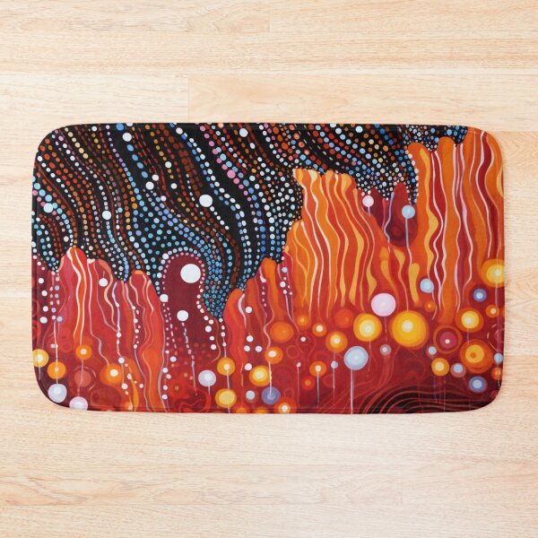 Item preview, Aboriginal Inspired Dot Art - With Lava and Magma designed and sold by GrinGalore.
