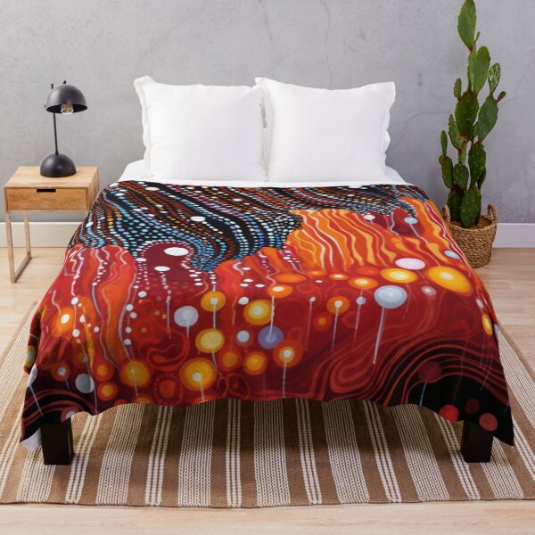 Item preview, Aboriginal Inspired Dot Art - With Lava and Magma designed and sold by GrinGalore.