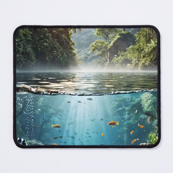 Item preview, Aquatic Life Split view Digital Art  designed and sold by North&Nest.
