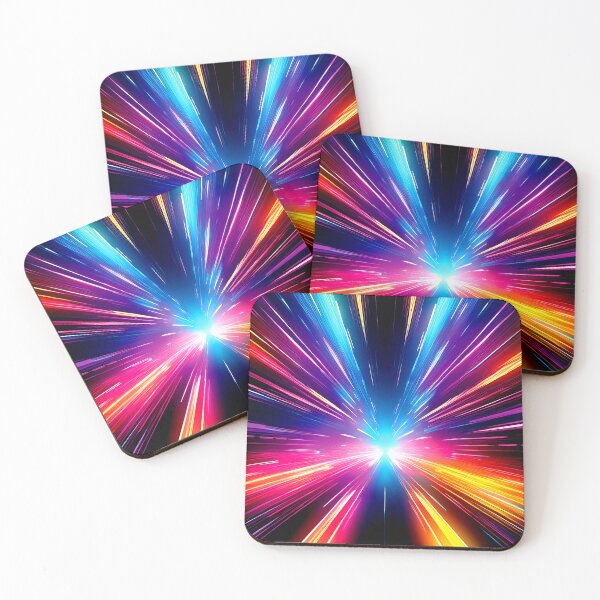 Item preview, Lightspeed Cyberpunk Glitch Art designed and sold by CharlottePlaceArt.