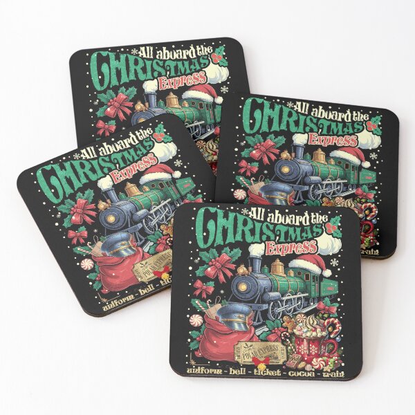 Item preview, All Aboard Polar Express Christmas North Pole Xmas Santa designed and sold by Patchina.