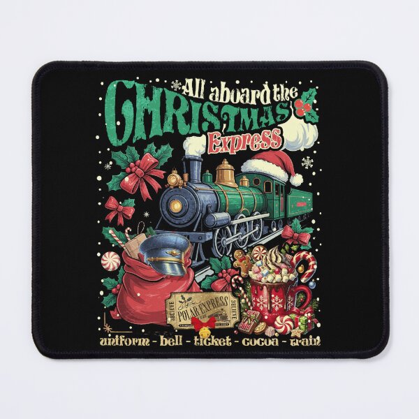 Item preview, All Aboard Polar Express Christmas North Pole Xmas Santa designed and sold by Patchina.