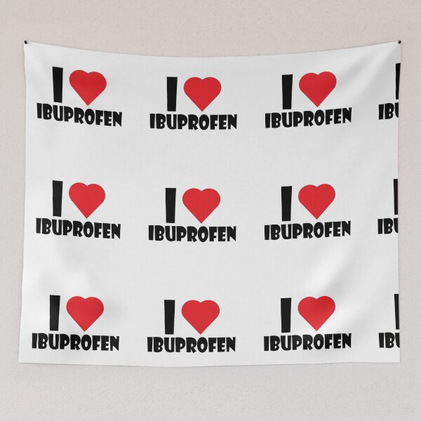 Item preview, I love Ibuprofen, ibuprofen / ibux meme designed and sold by Shrewd Mood.