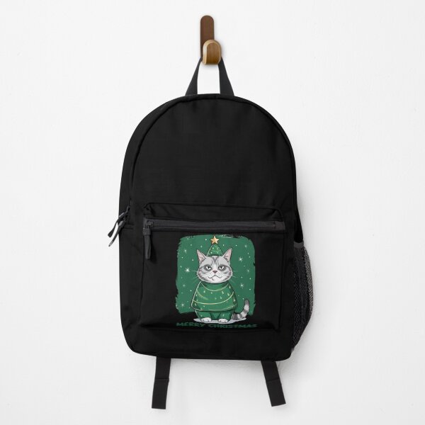 Item preview, Merry Christmas meow funny cat for men women kids  designed and sold by VladoZork.