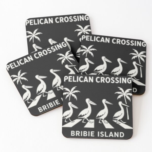 Item preview, Pelican Crossing – Bribie Island designed and sold by QuEdObApparel.