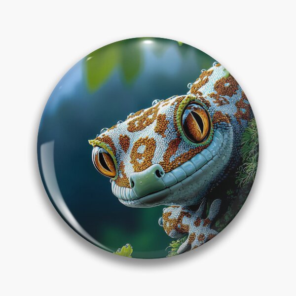 Item preview, Rainforest Gecko – Vibrant Jungle Lizard Art designed and sold by ClickNConnect.