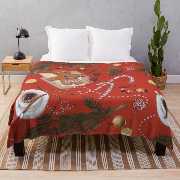 Item preview, Vibrant Red Christmas Treats Pattern designed and sold by zanaxxer.