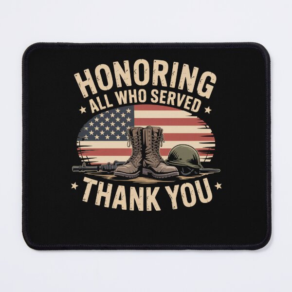 Item preview, Honoring All Who Served Thank You Veterans Day designed and sold by Mateusz Majcherek.