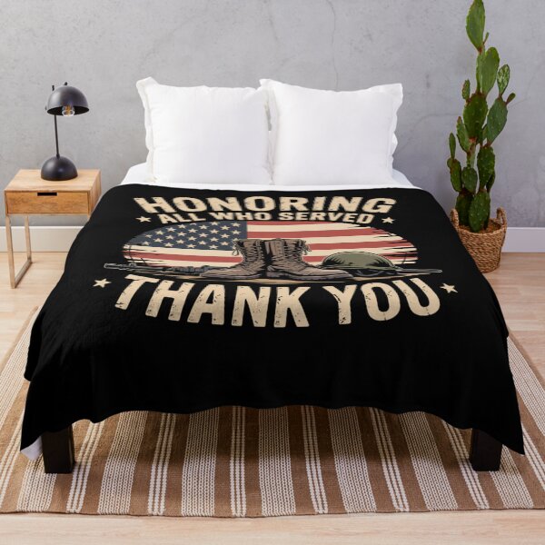 Item preview, Honoring All Who Served Thank You Veterans Day designed and sold by Mateusz Majcherek.