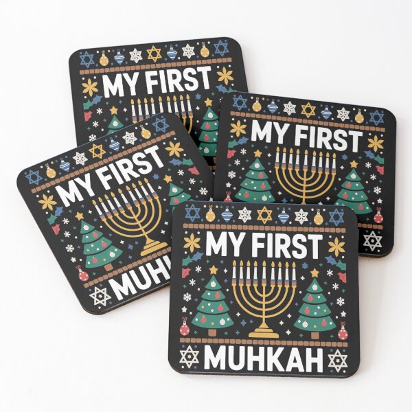 Item preview, My 1st Chrismukkah Sweater Style with Menorah and Trees Baby designed and sold by VladoZork.