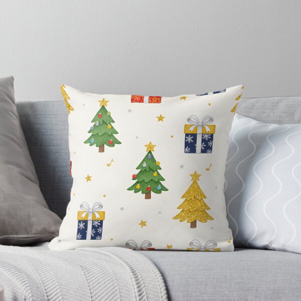 Item preview, CHRISTMAS PATTERN WITH PRESENTS AND TREES designed and sold by infinitearte.