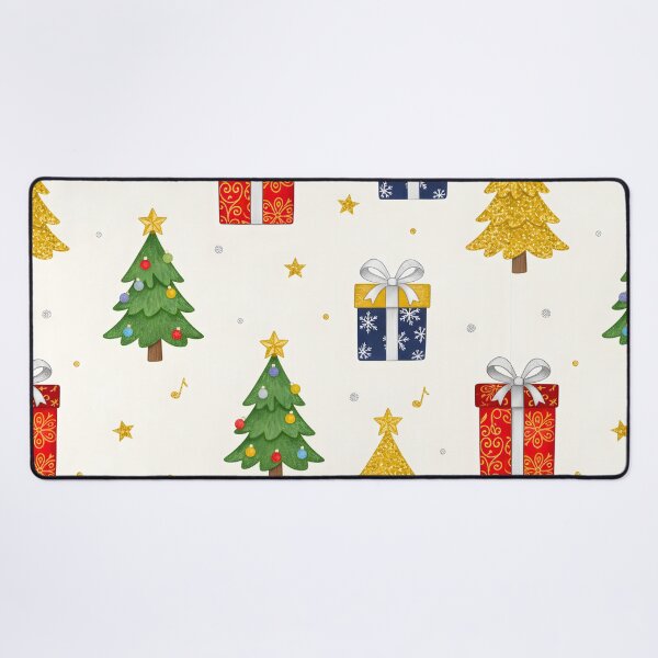 Item preview, CHRISTMAS PATTERN WITH PRESENTS AND TREES designed and sold by infinitearte.