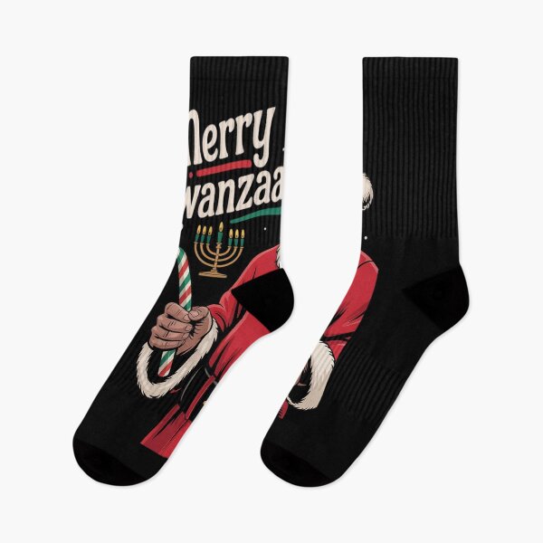 Item preview, Merry Kwanzaa Santa Black Christmas African American designed and sold by VladoZork.
