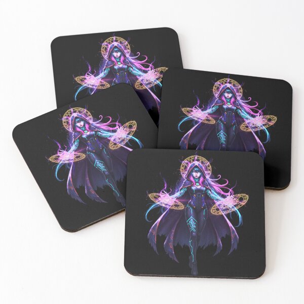 Item preview, Neon Witch: The Cyberpunk Enchantress designed and sold by JadesaShop.