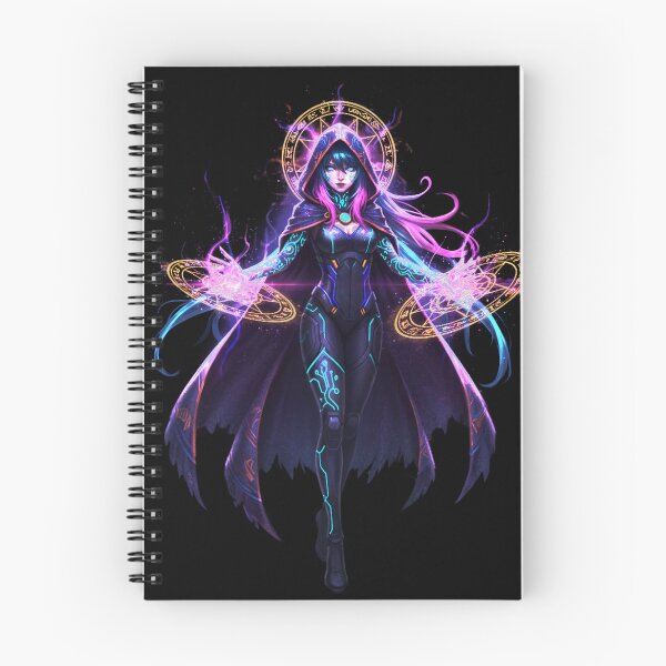 Item preview, Neon Witch: The Cyberpunk Enchantress designed and sold by JadesaShop.