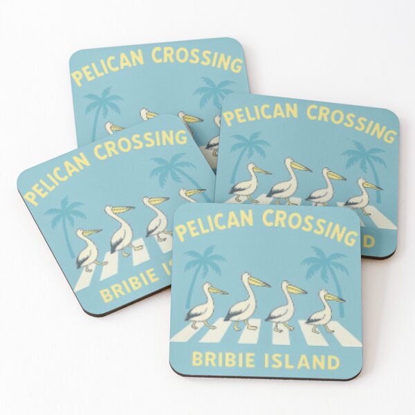 Item preview, Pelican Crossing – Bribie Island (Pastel Edition) designed and sold by QuEdObApparel.