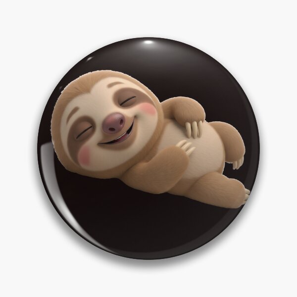 Item preview, Fluffy Reclining Sloth designed and sold by Majorprint.