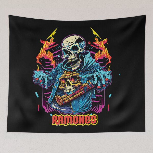 Item preview, Ramones Skull Pop designed and sold by Haikyuu269.