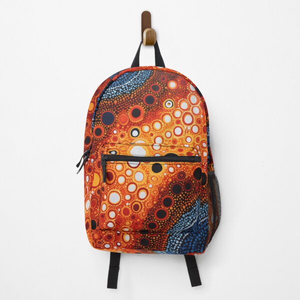 Item preview, Aboriginal Inspired Dot Art - Underwater Lava Hub designed and sold by GrinGalore.