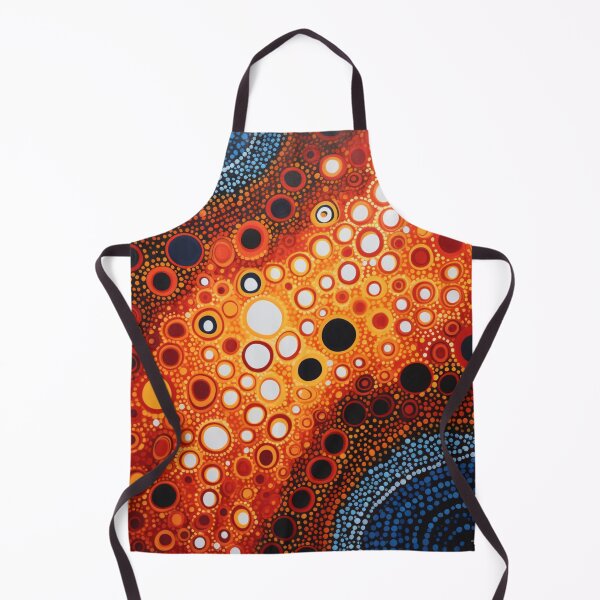 Item preview, Aboriginal Inspired Dot Art - Underwater Lava Hub designed and sold by GrinGalore.