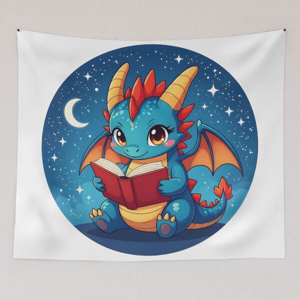Item preview, Dragon at night designed and sold by BohoShopHU.