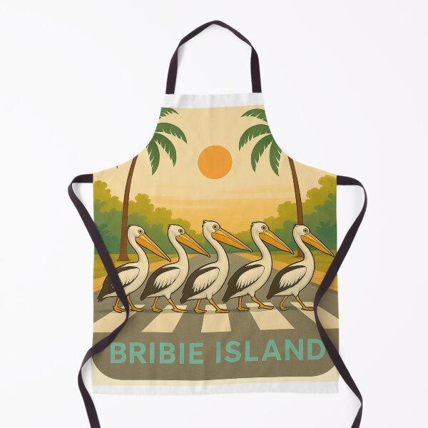 Item preview, Pelican Crossing – Bribie Island (Vintage Edition) designed and sold by QuEdObApparel.
