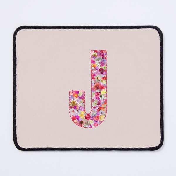 Item preview, Floral Letter J – Botanical English Alphabet Monogram Typography Design designed and sold by TheSassyNoble.