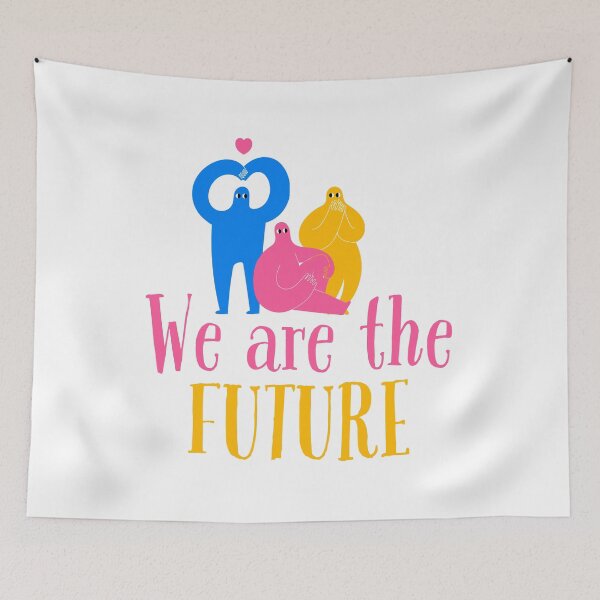 Item preview, We Are the Future | Empowering Modern Generation Quote designed and sold by ArtsyExplorer.