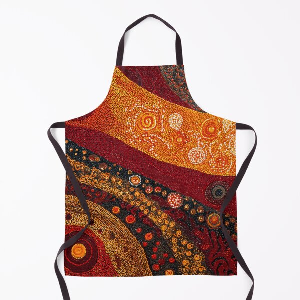 Item preview, Aboriginal Inspired Dot Art - Abstract Lava Art designed and sold by GrinGalore.