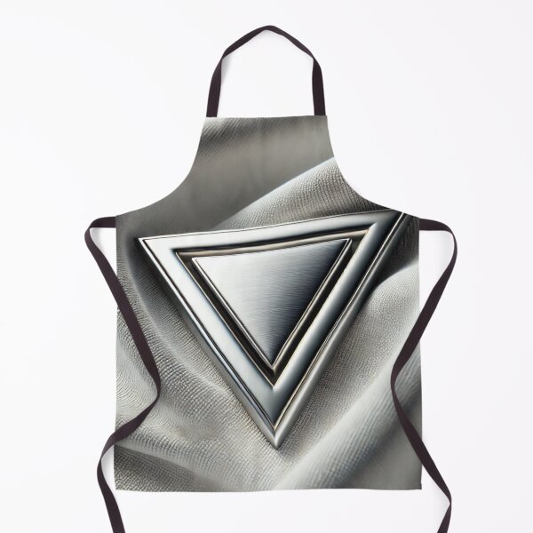 Item preview, Metallic Triad – Silver Symbol on Satin Drape designed and sold by Tommandjerry.