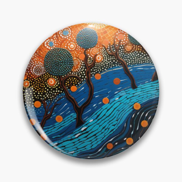 Item preview, Aboriginal Inspired Dot Art - Once Upon a Time in Litchfield designed and sold by GrinGalore.