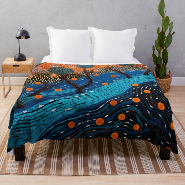 Item preview, Aboriginal Inspired Dot Art - Once Upon a Time in Litchfield designed and sold by GrinGalore.