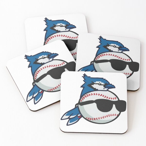 Item preview, Cool Blue Jay Baseball – Pixel Style Bird with Sunglasses | Fun Toony Sports Design designed and sold by Gurjeetpixelart.