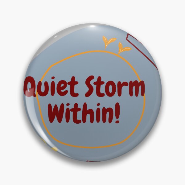 Item preview, Quiet Storm Within - Sticker designed and sold by Quotivio.