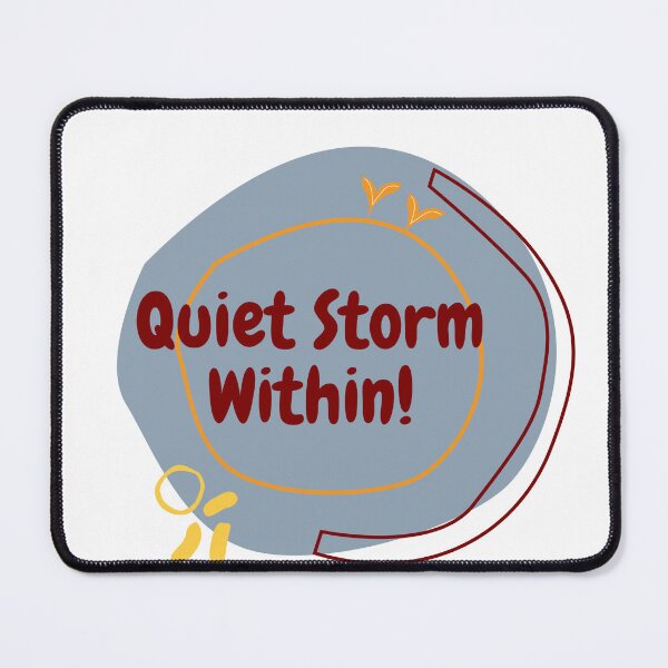 Item preview, Quiet Storm Within - Sticker designed and sold by Quotivio.