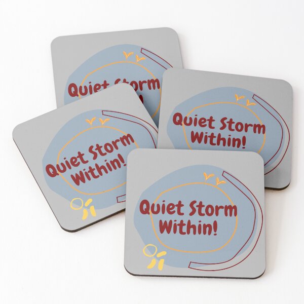 Item preview, Quiet Storm Within - Sticker designed and sold by Silky Silver Light.