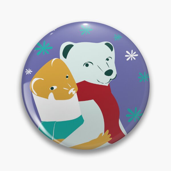 Item preview, Mustelid Christmas Weasel Hugs Peri and Gold designed and sold by belettelepink.