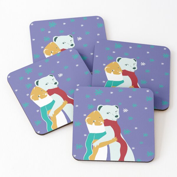 Item preview, Mustelid Christmas Weasel Hugs Peri and Gold designed and sold by belettelepink.