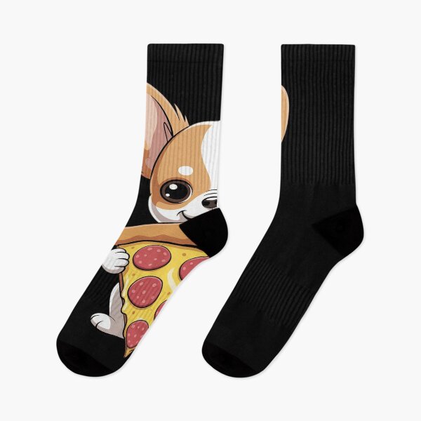 Item preview, Cute French Bulldog dog Enjoying a Slice of Pizza designed and sold by BlackStars3Neon.