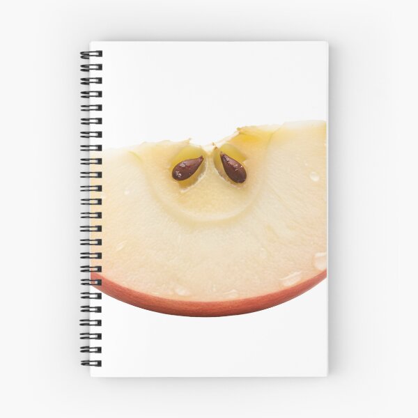 Item preview, Close-up of a red apple slice with water drops, cut out clipart designed and sold by nesgalina.
