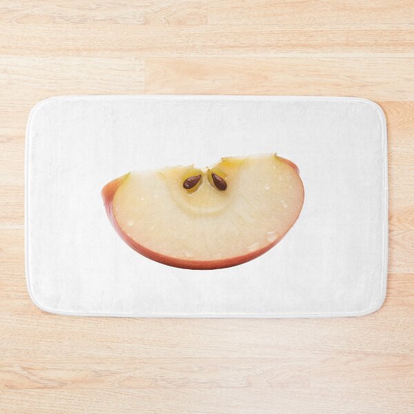 Item preview, Close-up of a red apple slice with water drops, cut out clipart designed and sold by nesgalina.