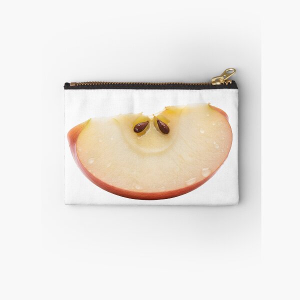 Item preview, Close-up of a red apple slice with water drops, cut out clipart designed and sold by nesgalina.