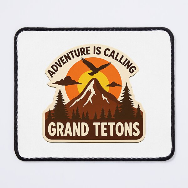 Item preview, Grand Teton National Park River Bend Evergreen Valley Escape designed and sold by Star3NowForMe.