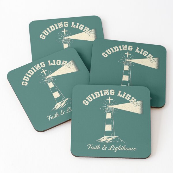 Item preview, Guiding Light Christian Lighthouse Design - Hope Cross Beacon Spiritual Art designed and sold by Syrupulse.
