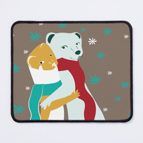 Item preview, Mustelid Christmas Weasel Hugs Tobacco #2 designed and sold by belettelepink.
