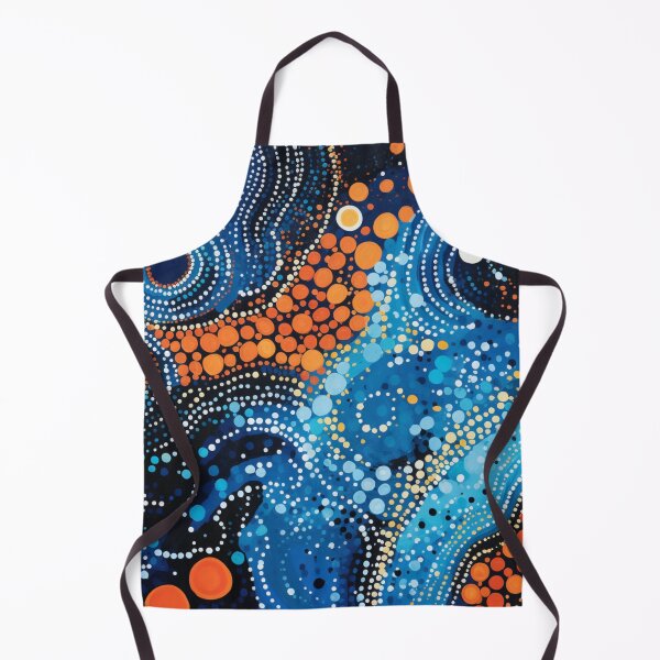 Item preview, Aboriginal Inspired Dot Art - Deep Ocean Lava Origin designed and sold by GrinGalore.