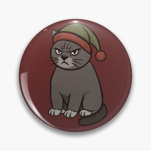 Item preview, Christmas Cat Judging You designed and sold by ellealsopaints.