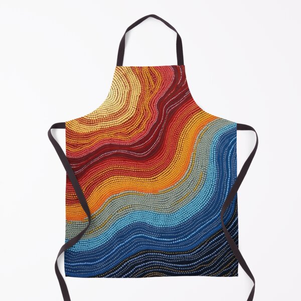 Item preview, Aboriginal Inspired Dot Art - Deep See Lava Origin designed and sold by GrinGalore.