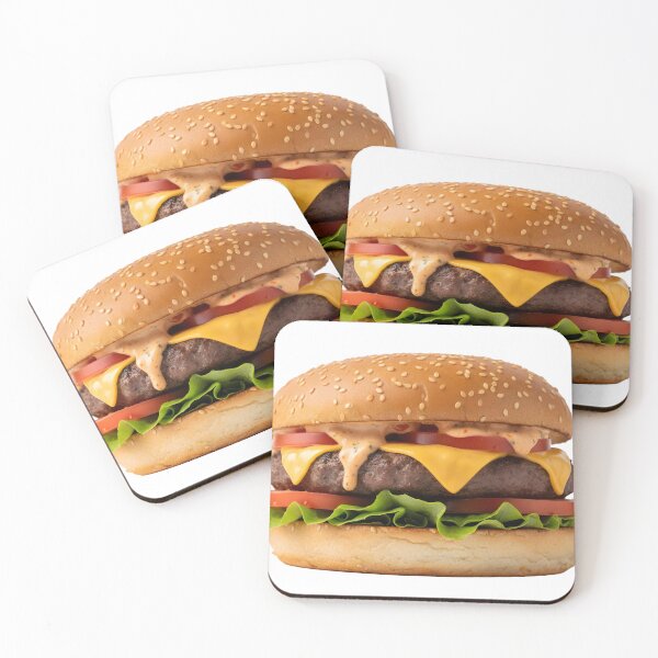 Item preview, Close-up of a cheeseburger on a sesame seed bun designed and sold by nesgalina.